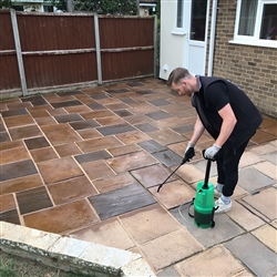 Blue Light Exterior Cleaning gets into the groove - Professional Patio Cleaning Ipswich Suffolk 